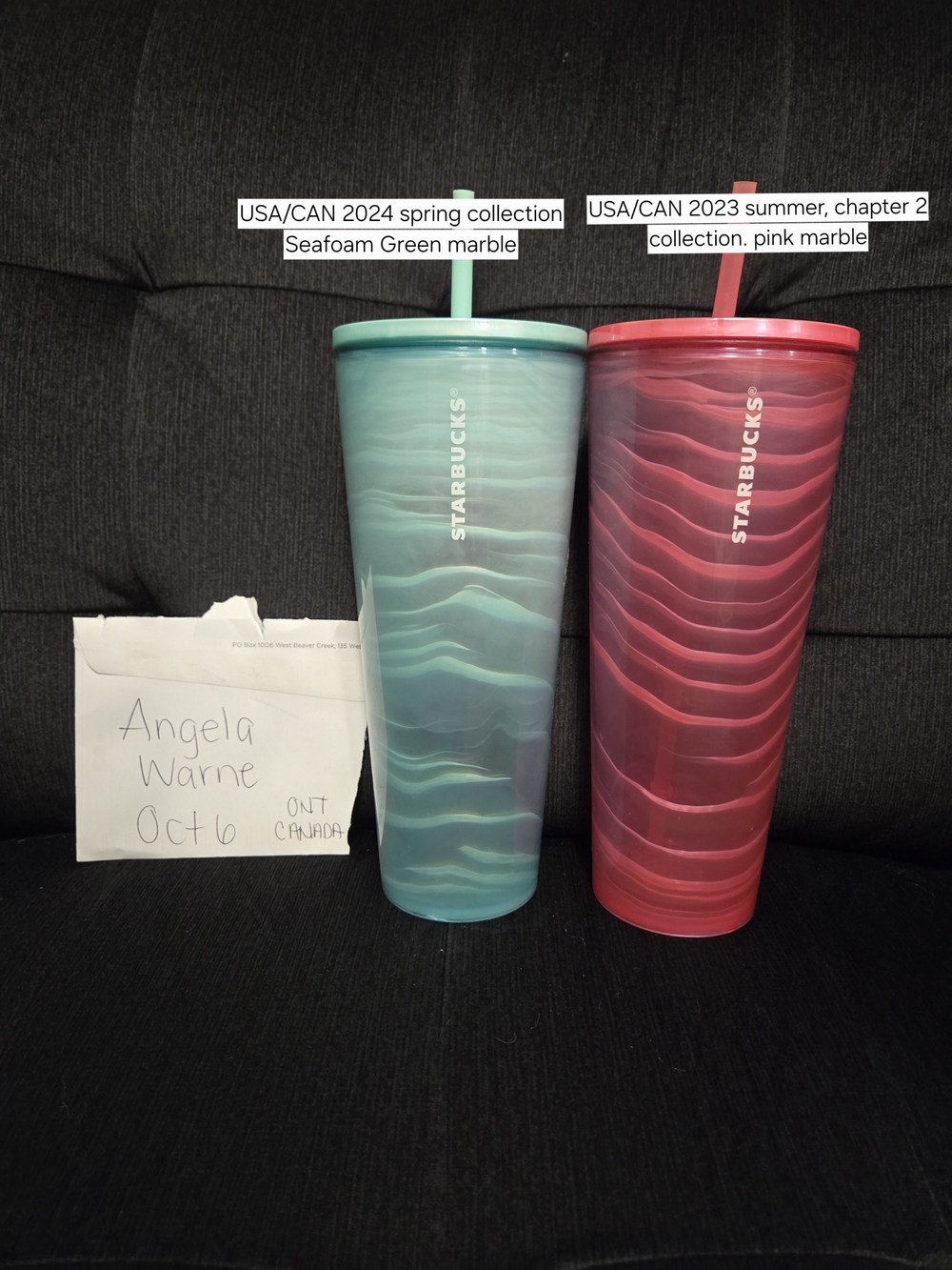 Starbucks Marbled Tumblers